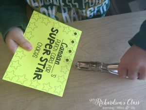 Using simple punch cards for positive behavior support in the classroom 