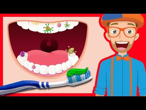 Tooth Brushing Song by Blippi | 2-Minutes Brush Your Teeth for Kids