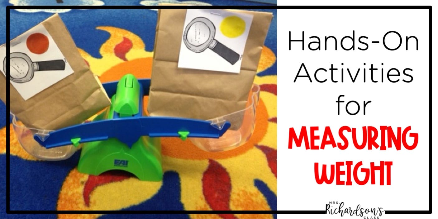 Hands On Activities For Measuring Weight   Mrs Richardson's Class