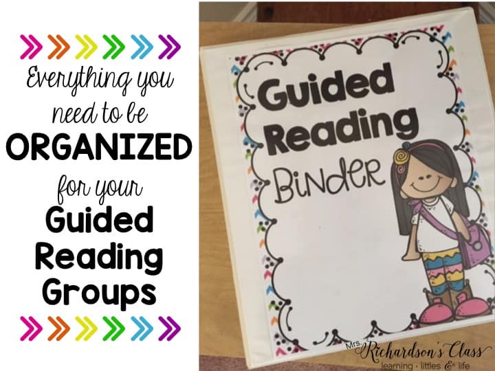 Organized Guided Reading and a FREEBIE - Mrs. Richardson's Class