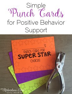One simple classroom management tip is to use simple punch cards for positive behavior. This idea will motivate your elementary students to make right choices throughout the day. Don't forget to grab the FREEBIE at the end after reading all about this strategy! #ClassroomManagement #Freebie