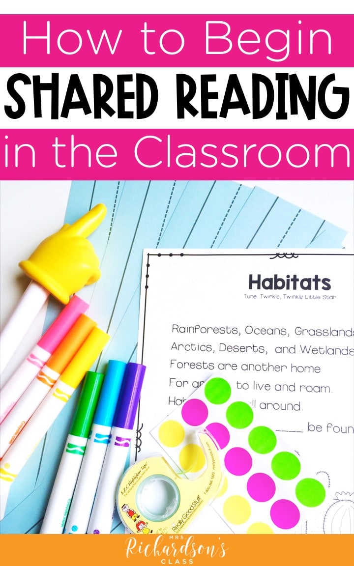 What is Shared Reading? An Easy Start Guide Mrs. Richardson's Class