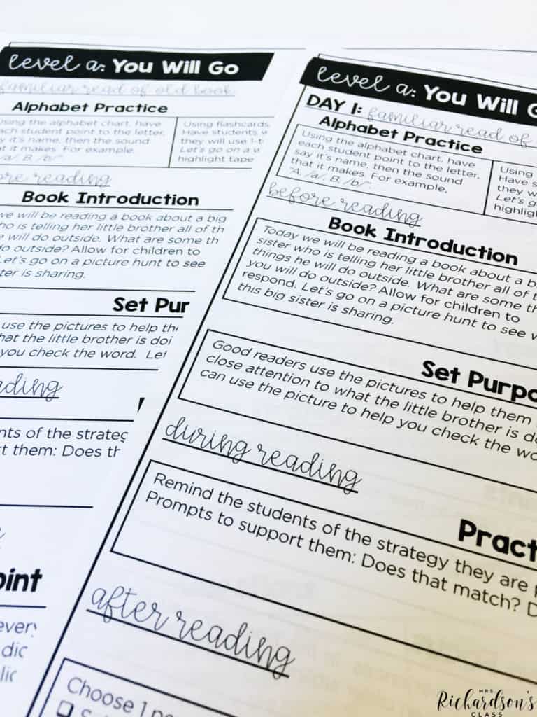 Guided Reading scripted plans are here to help you get a jump start on your guided reading! 