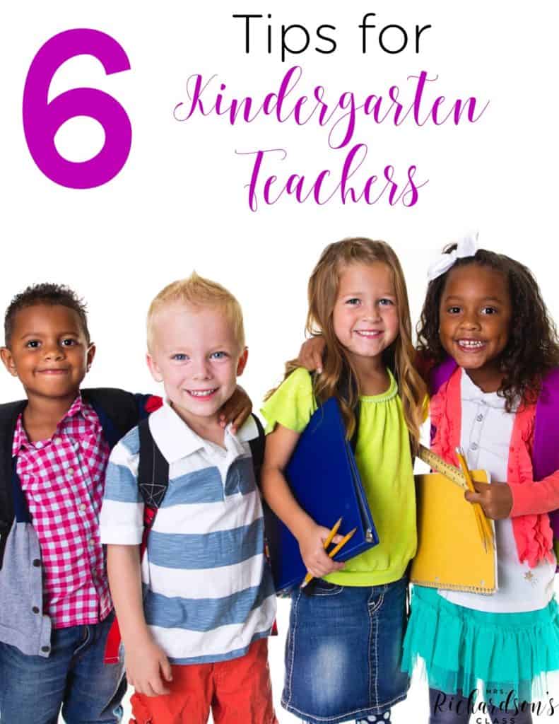 Being a new kindergarten teacher can be overwhelming, but I quickly fell in love. Here are 6 simple tips for kindergarten teachers to remember as they make the transition. 