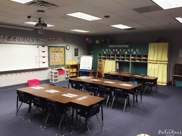 Intentional Classroom Setup - Mrs. Richardson's Class