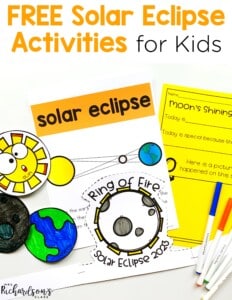 Solar Eclipse Activities For Primary Learners - Mrs. Richardson's Class