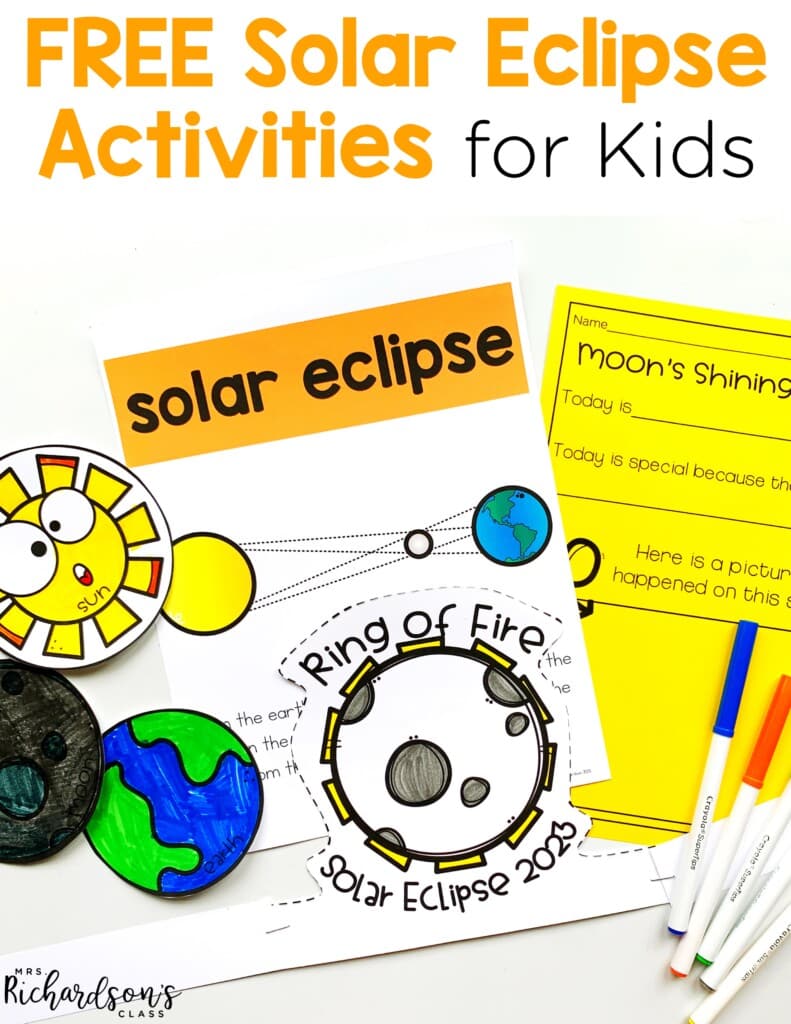Solar Eclipse Activities for Kids