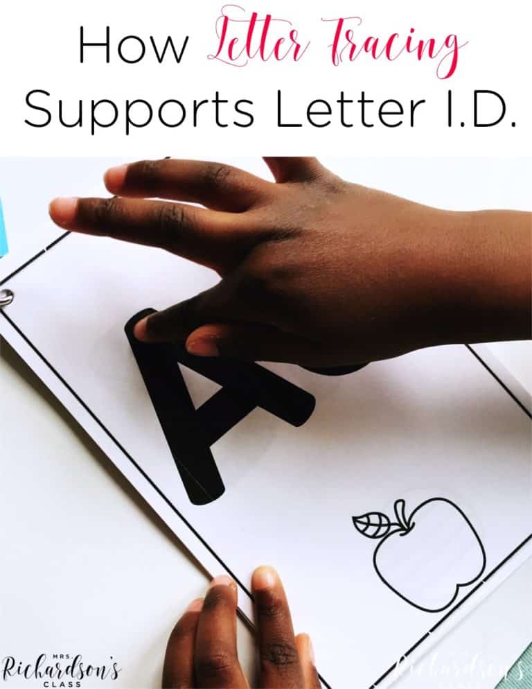 Letter tracing is a simple way to help students who are struggling with letter id! All you need is a book and teacher and you are set! Use this as a warm up in your guided reading groups, have a tutor use it with a child, or send it home with struggling students!