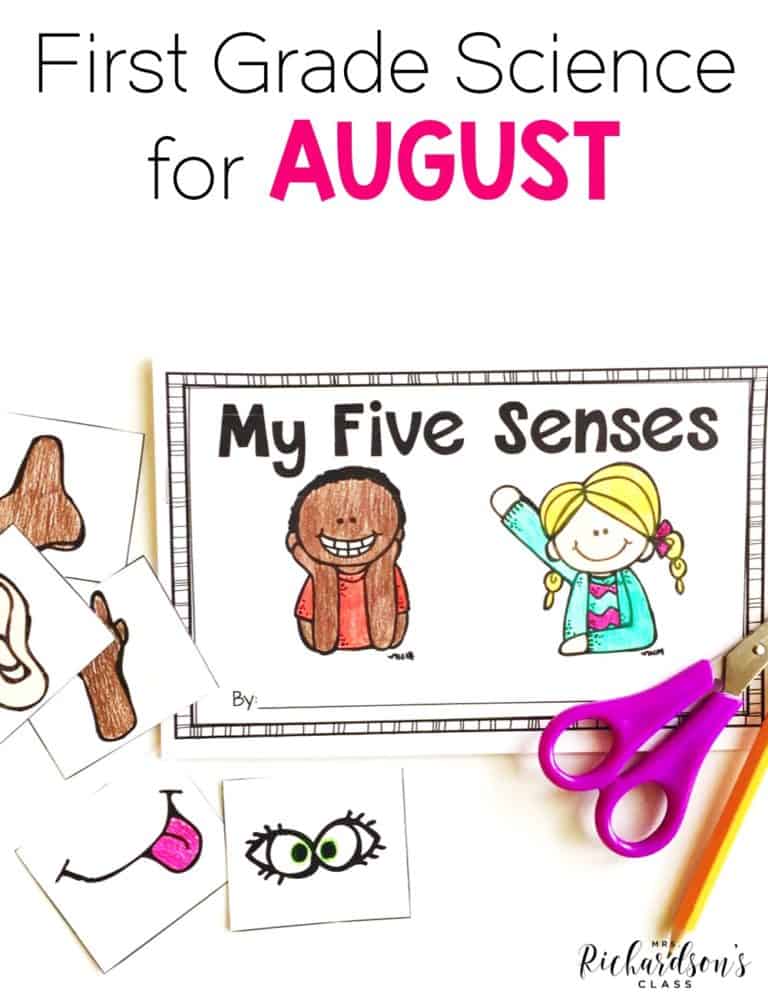 Be set for August and start the school year strong be tackling these science concepts! Your first grade and even kindergarten students are sure to be engaged with these science experiments, shared reading poems, interactive notebook pages, and much more!