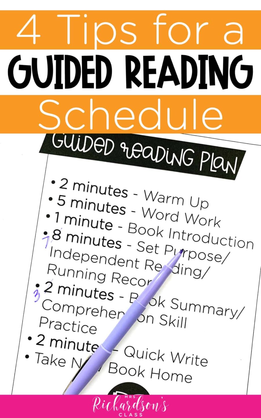 4 Practical Tips for the Best Guided Reading Schedule