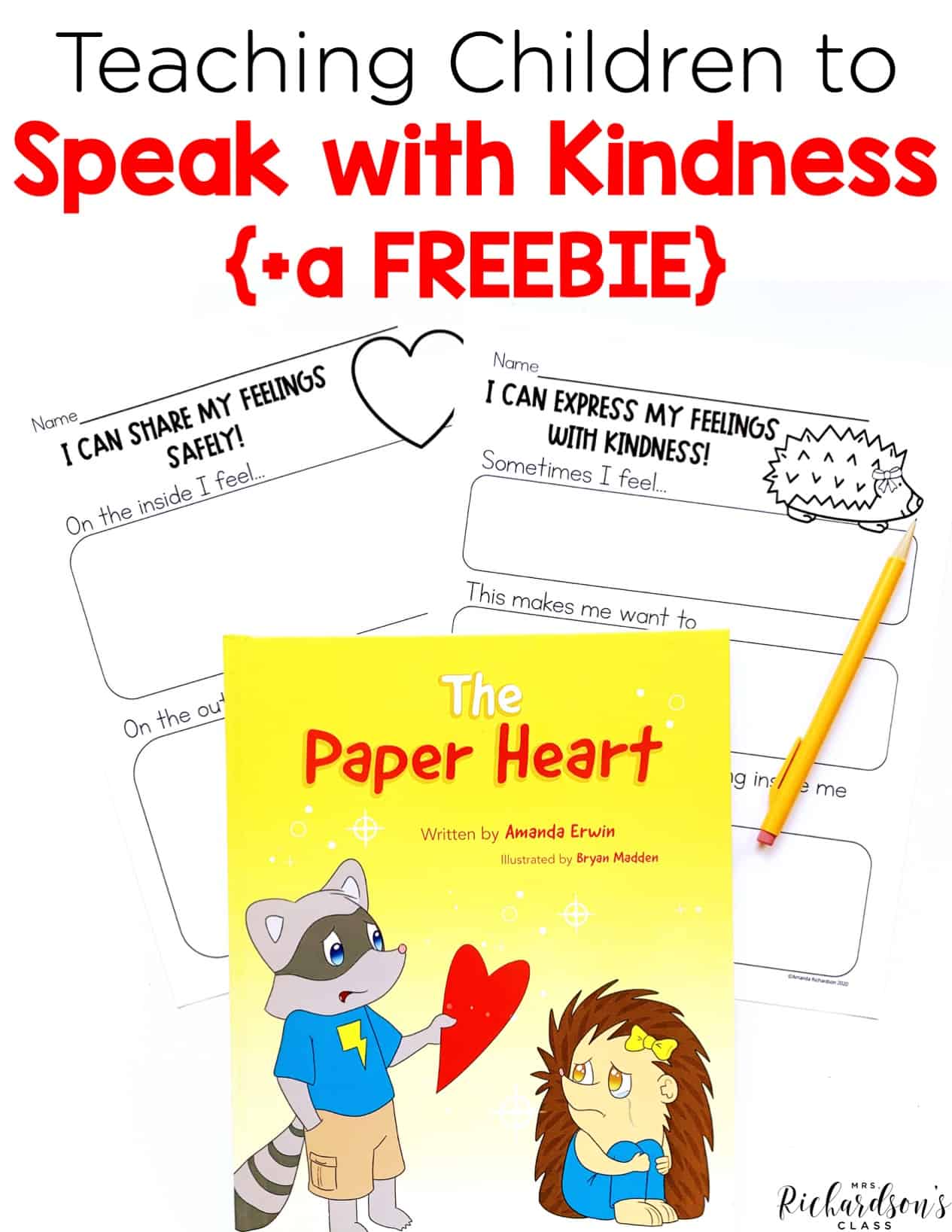 Teaching Children to Speak with Kindness {and a FREEBIE}