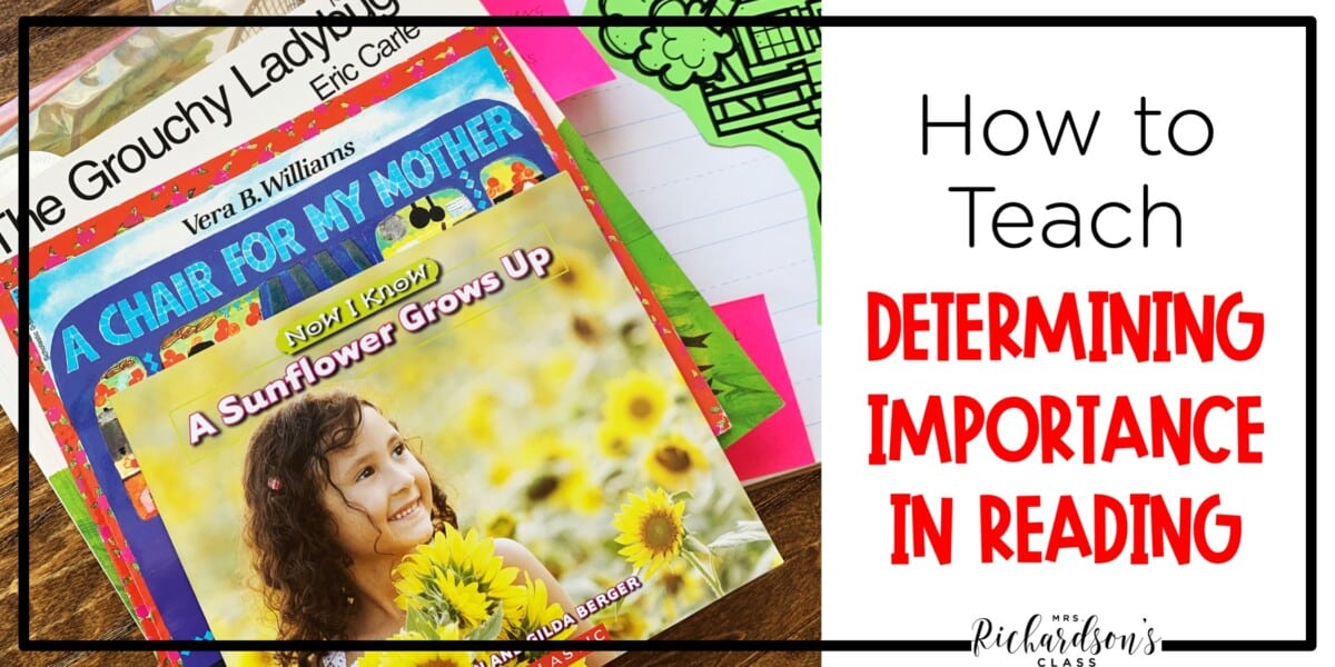 How To Teach Determining Importance In Reading | Interactive Read Aloud