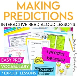 Making Predictions Activities: Graphic Organizer and Read Aloud Lesson Plan