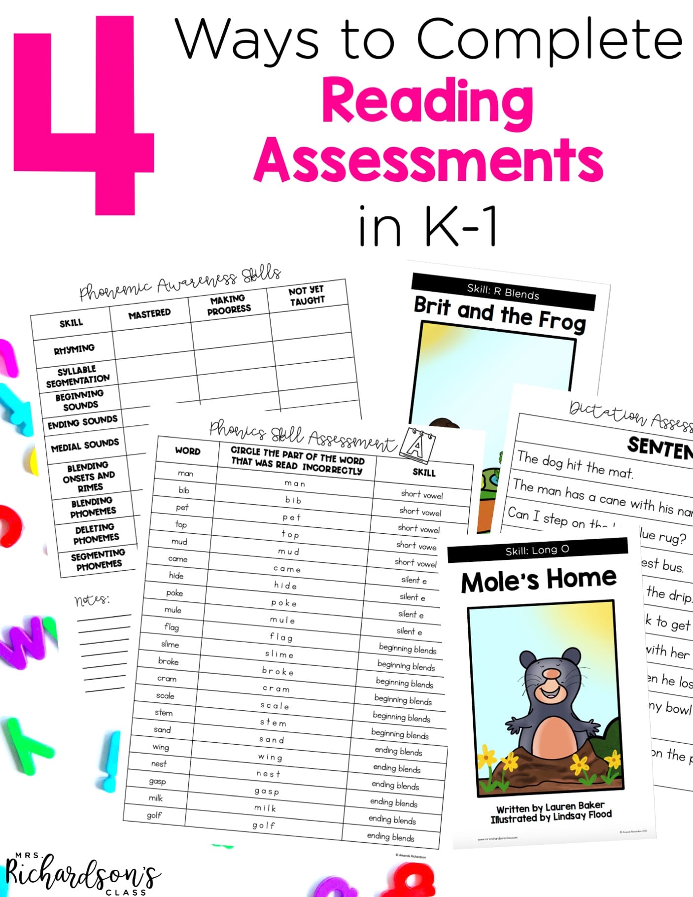 Reading Assessments For Kindergarten And First Grade, 51% OFF