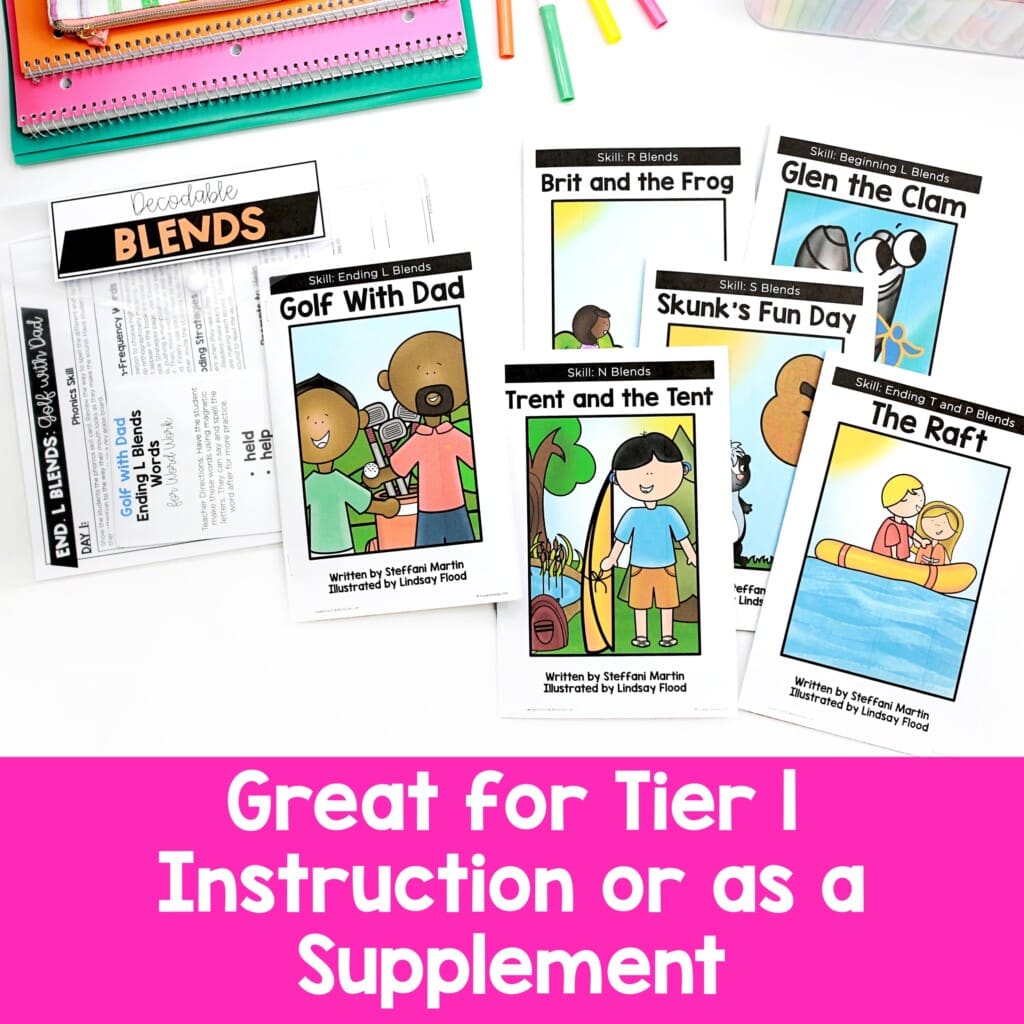 Decodable Readers Bundle: Kindergarten And First Grade - Mrs 