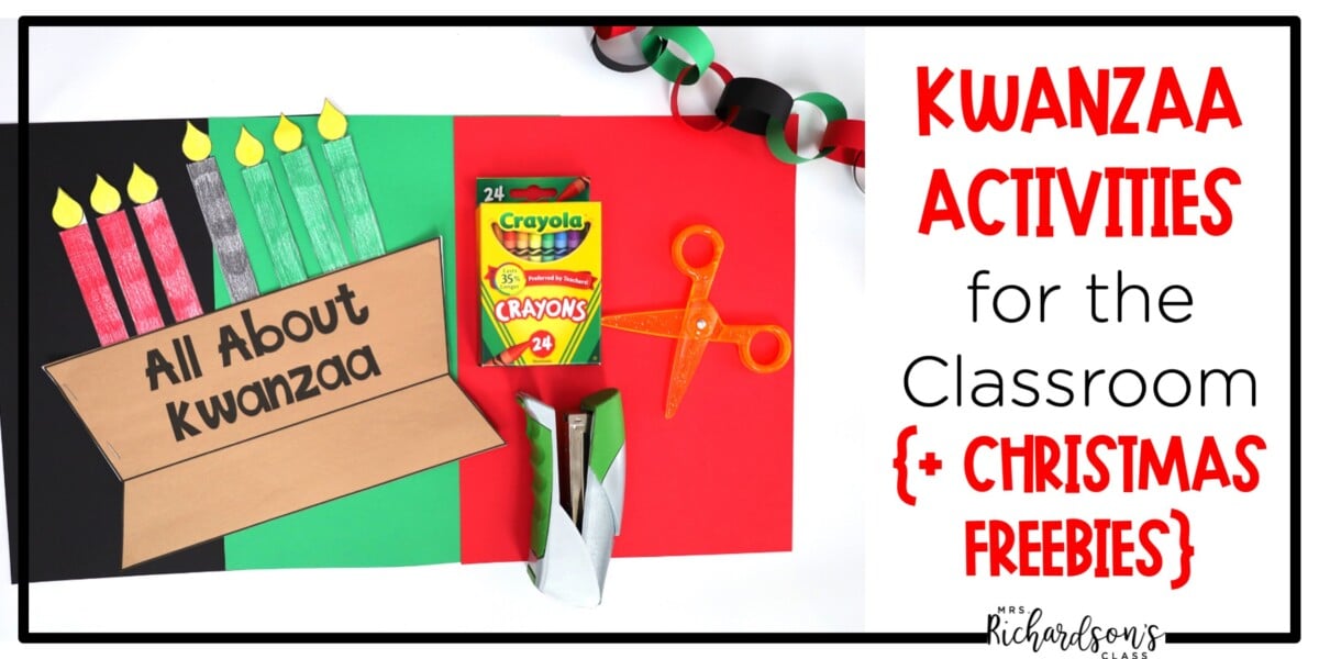 Kwanzaa Activities for the Classroom [+Christmas Freebies!]