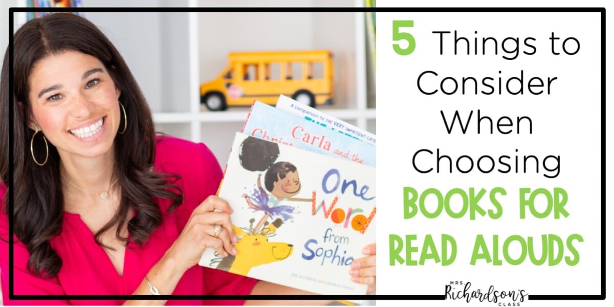 5 Things to Consider When Choosing Books for Interactive Read Aloud ...