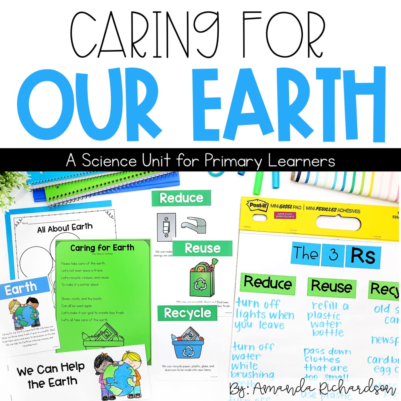 Reduce, Reuse and Recycle Earth Day STEM activities for kids