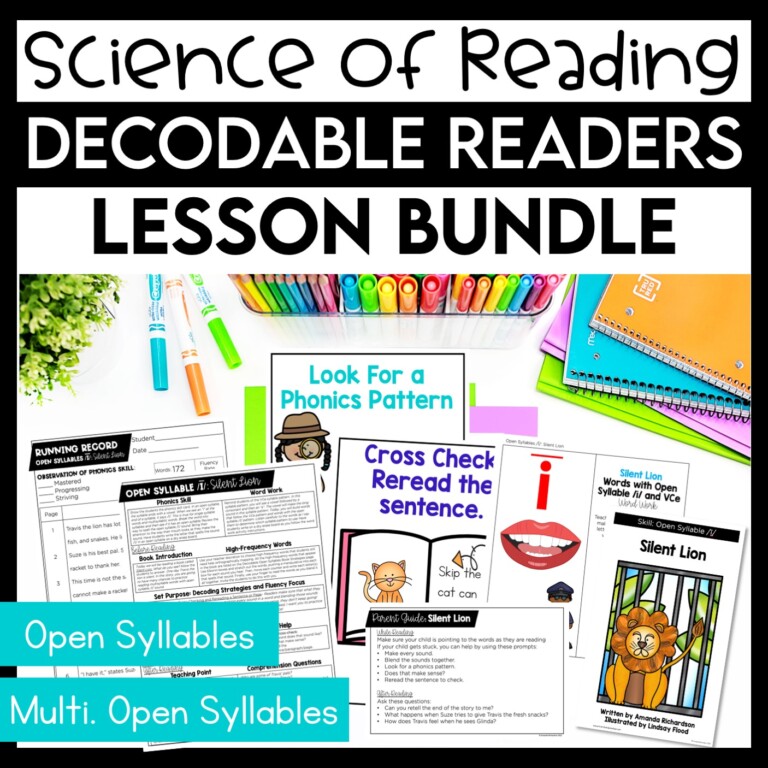 Decodable Readers for Kindergarten & First Grade BUNDLE 2 - Mrs ...