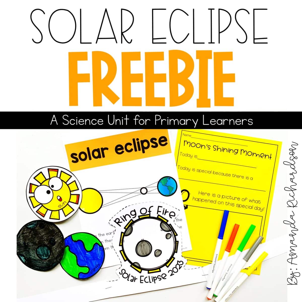 Solar Eclipse Activities for Primary Learners - Mrs. Richardson's Class