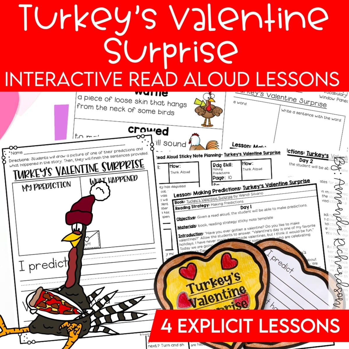 Turkey's Valentine Surprise Read Aloud Books and Activities, Making Predictions